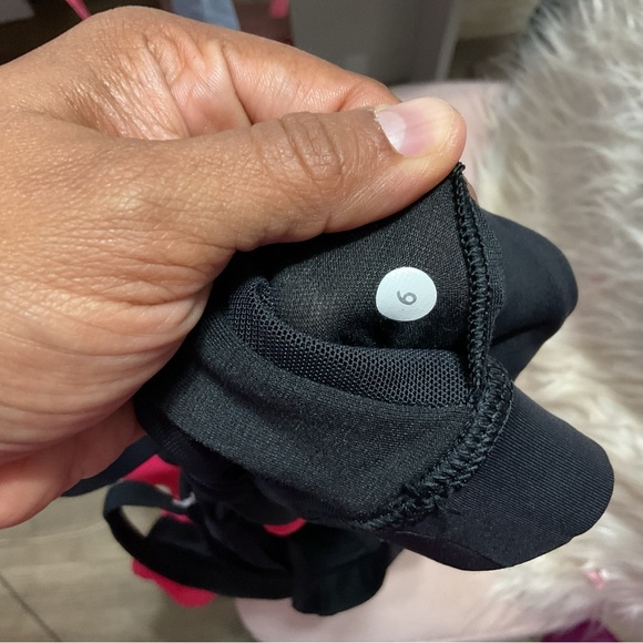 Lululemon Nauveau Pink Black Tank Size 6 - Picture 7 of 9